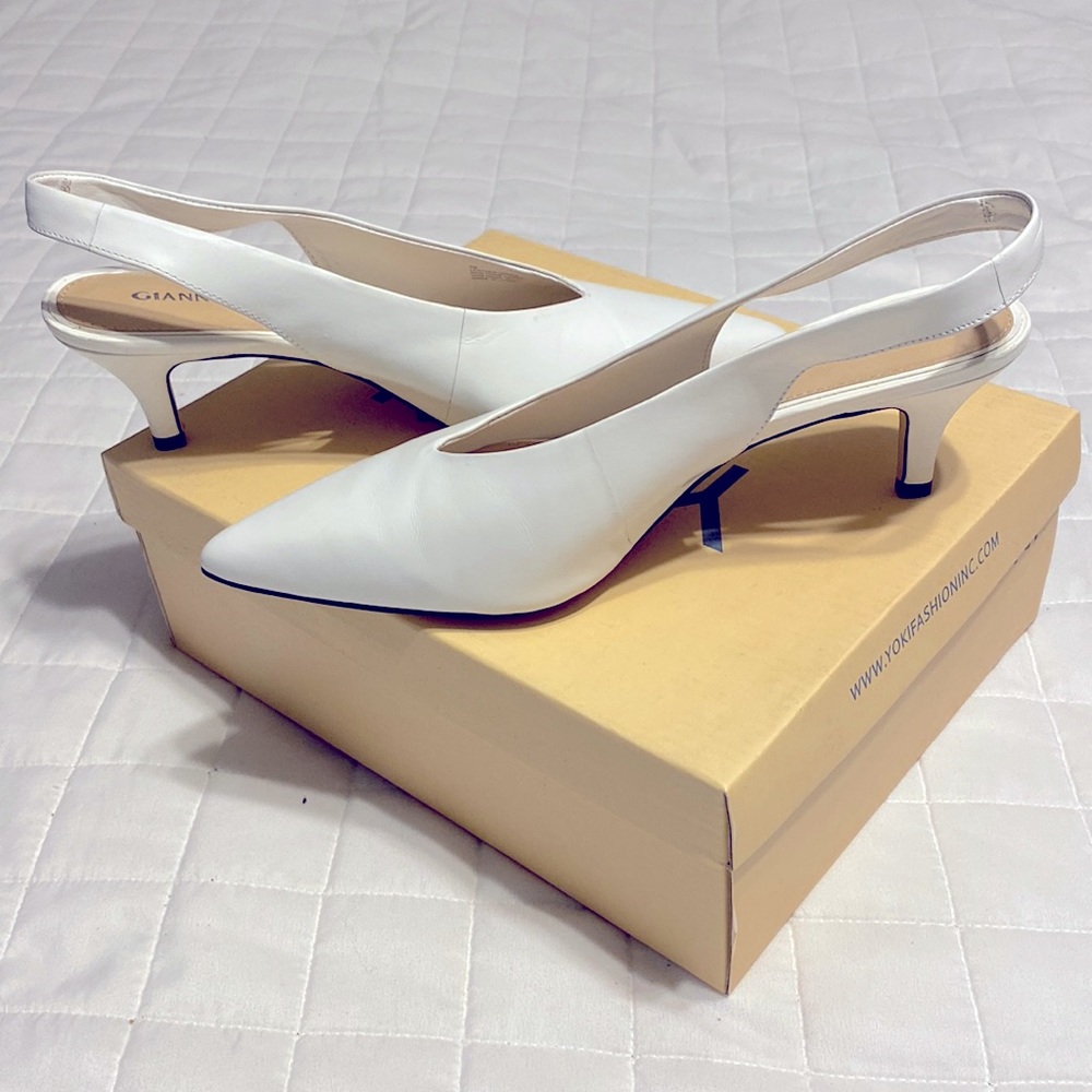 Gianni Bini brand white shoes